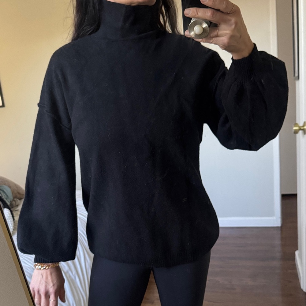 Vici Black Turtleneck Sweater Size S